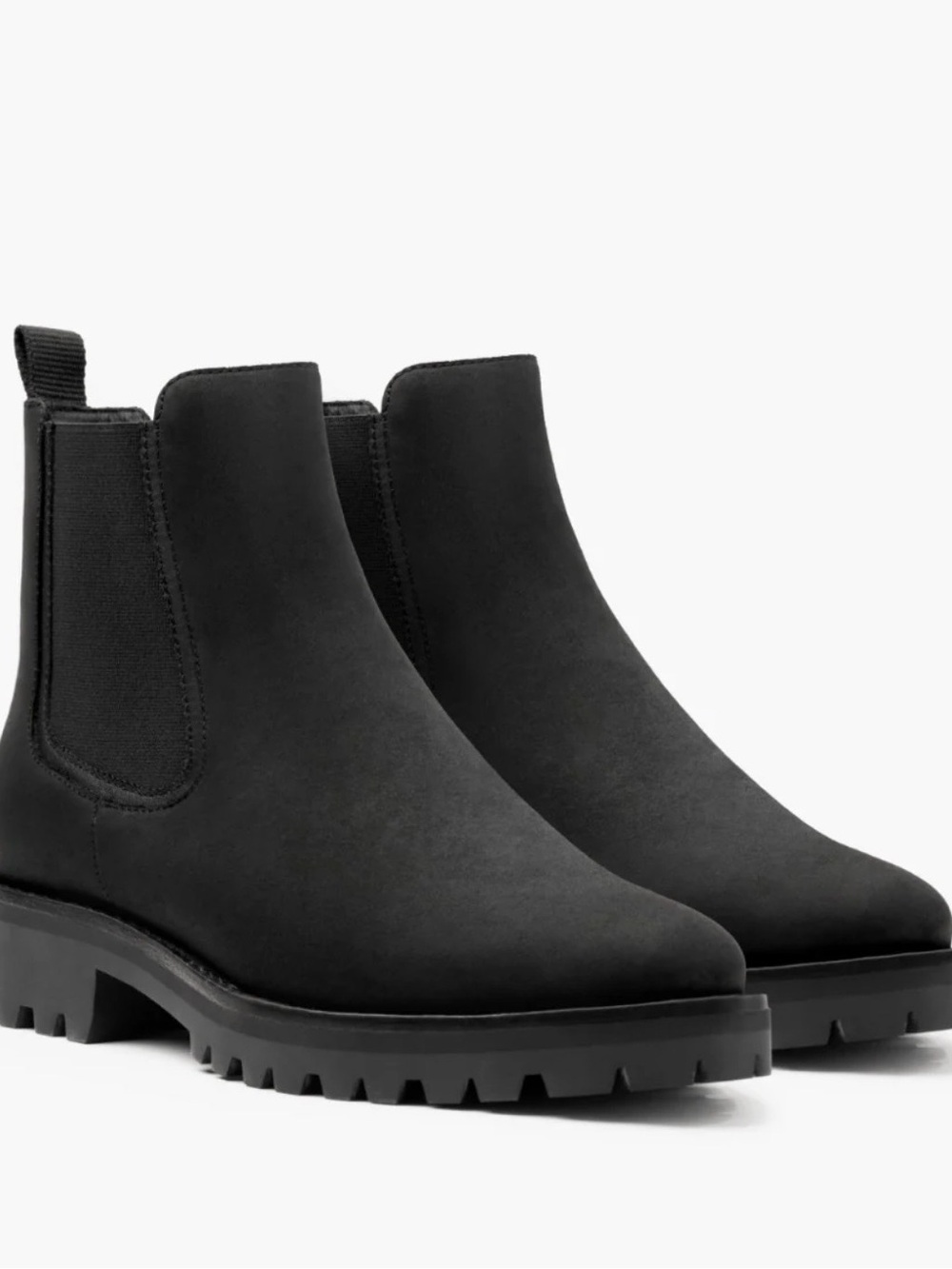 Thursday Boot Co -Legend Chelsea Boots Women’s 8.5 Black Matte Leather lug sole